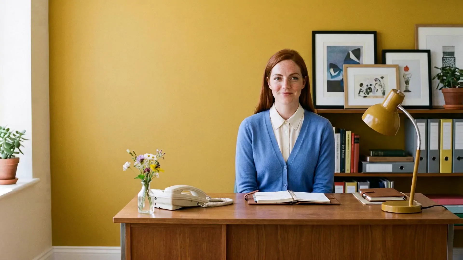 Ada, your Airmond assistant, at her desk